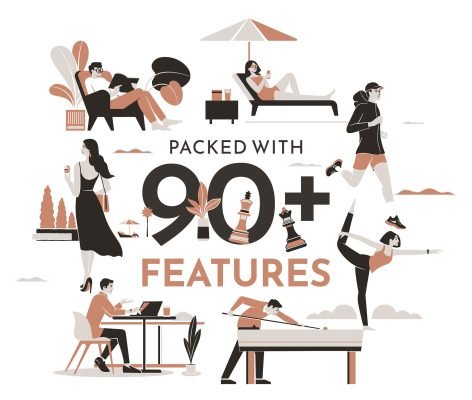 90+ Features